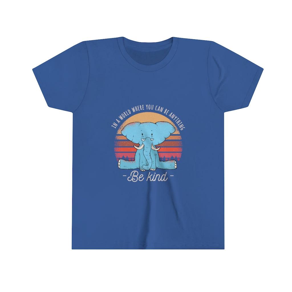 Elephant Kindness - wokemade.com - #buy, #empowerment, #love, #positive, #sell, #support, #woke, animal, childrens, Cotton, DTG, Kids, Kids' Clothing, kindness, Regular fit, T-shirts, wokemade - www.wokemade.com