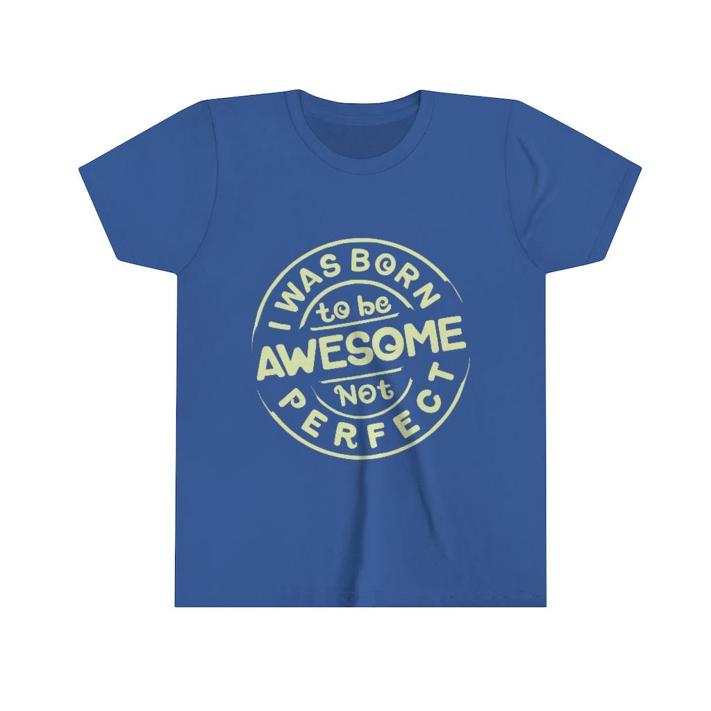 Kids - Born to Be Awesome - wokemade.com - #buy, #love, #sell, #support, #woke, Cotton, DTG, Kids, Kids' Clothing, Regular fit, T-shirts - www.wokemade.com